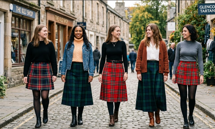 tartan skirt