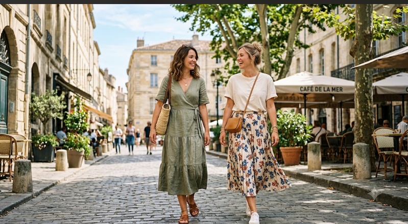 Midi Skirts and Relaxed Dresses
