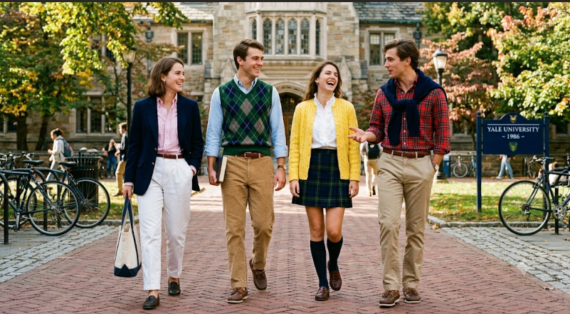 80s preppy fashion​