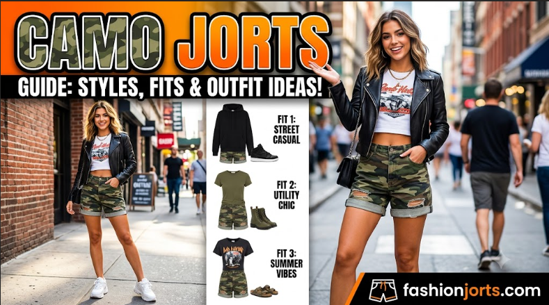 Camo Jorts