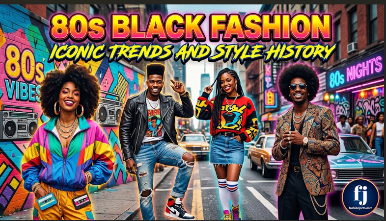 80s black fashion