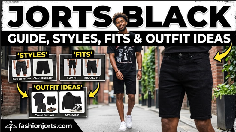 jorts black
