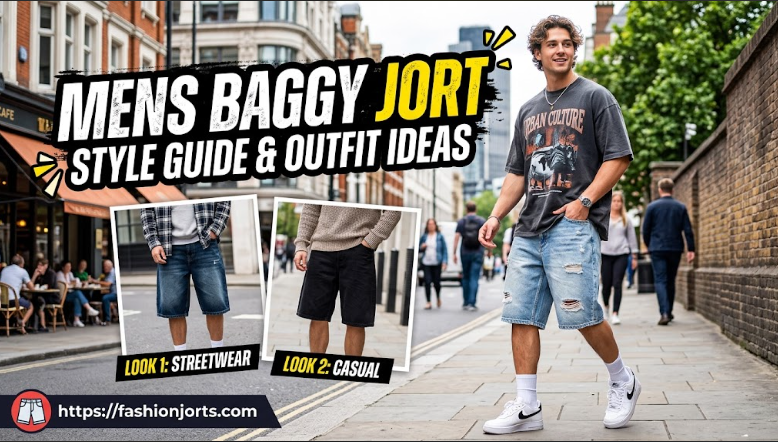 mens baggy jorts