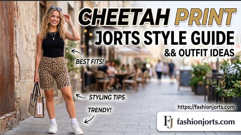 cheetah print jorts