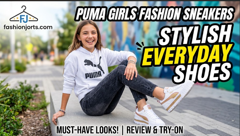 puma girls fashion sneakers