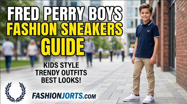 fred perry boys fashion sneakers